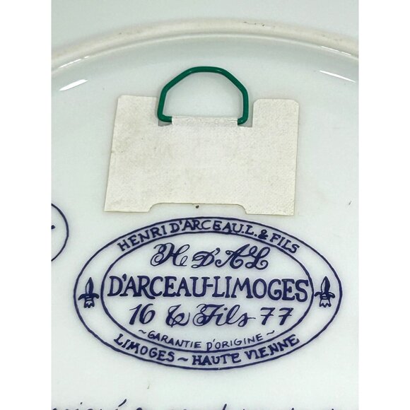 D’Arceau Limoges Vtg Collector’s Plate Lafayette Legacy Baron de Kalb Historic 8 - Picture 12 of 14